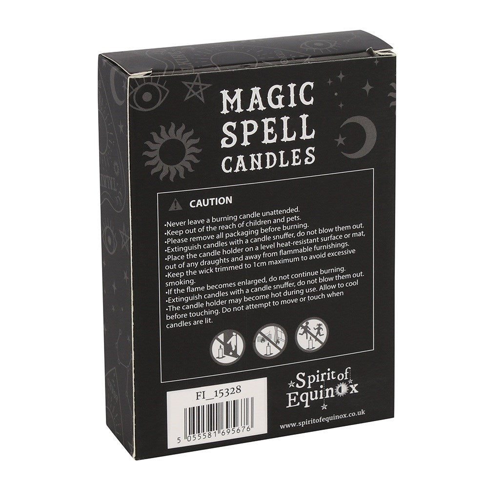 Pack of 12 Green Luck Spell Candles