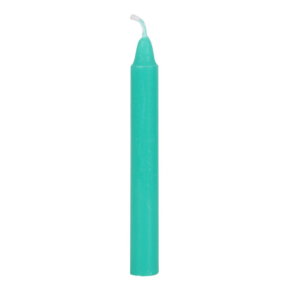 Pack of 12 Green Luck Spell Candles