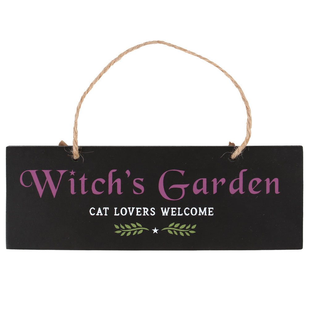 Witch's Garden Hanging Sign