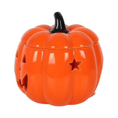 Orange Jack O Lantern Oil Burner