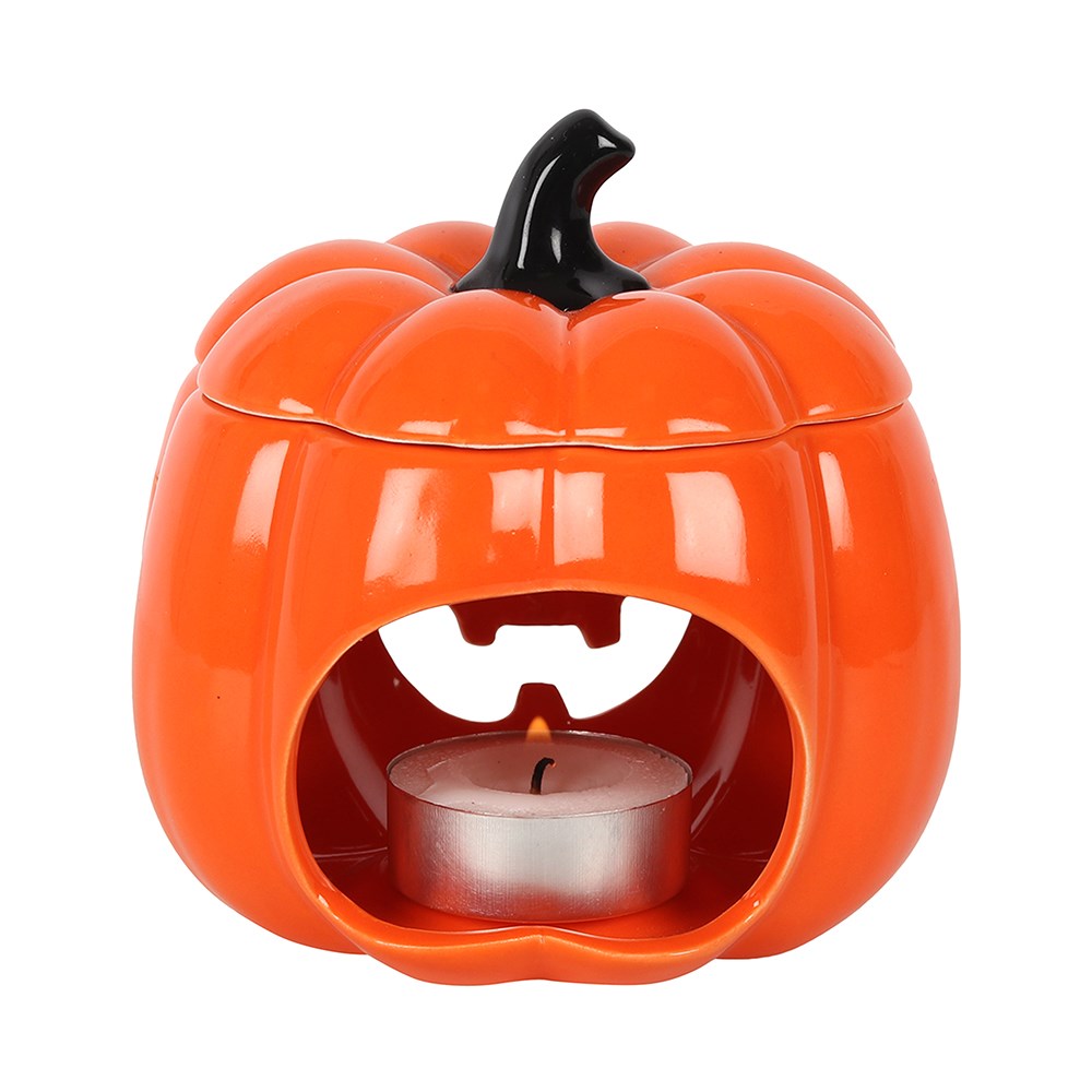 Orange Jack O Lantern Oil Burner