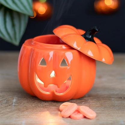 Orange Jack O Lantern Oil Burner