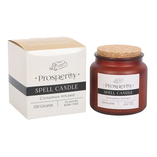 Cinnamon Prosperity Spell Candle