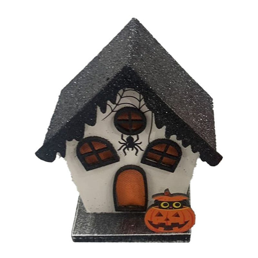 Spooky Spider House Halloween LED Decoration