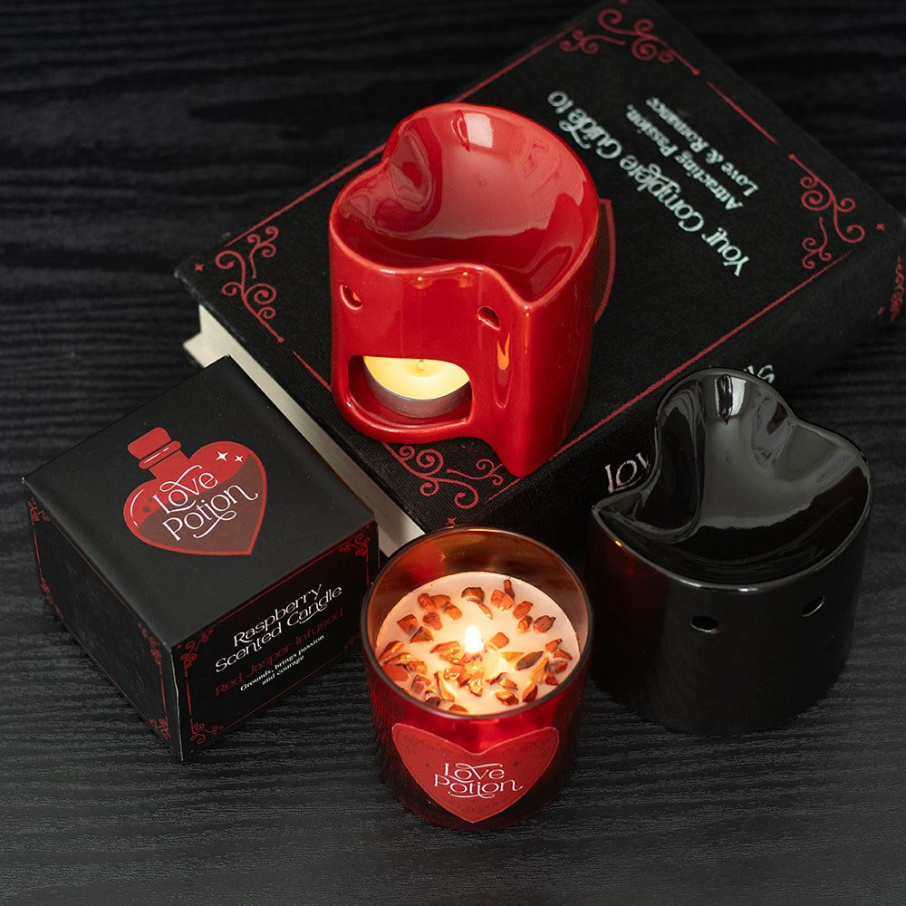 Black Heart Oil Burner & Wax Warmer