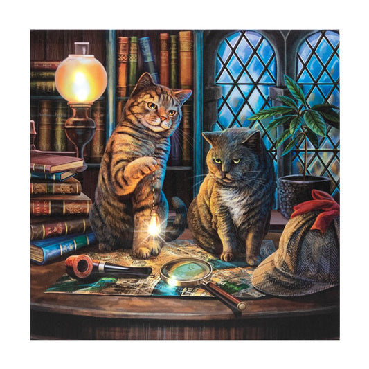 Purrlock Holmes  Light Up Canvas