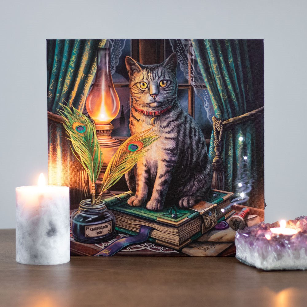 Book of Shadows Light Up Canvas Plaque