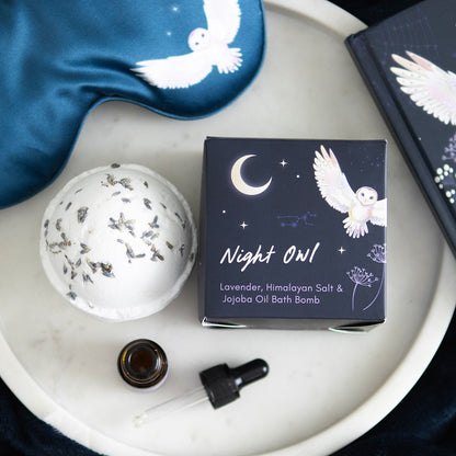 Night Owl Lavender, Himalayan Salt & Jojoba Bath Bomb