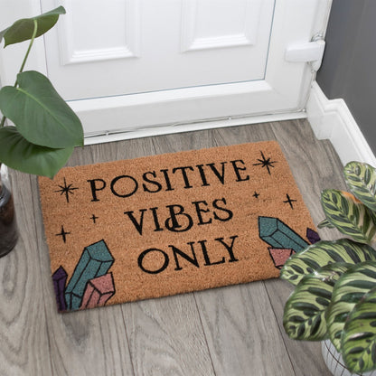 Positive Vibes Only Doormat