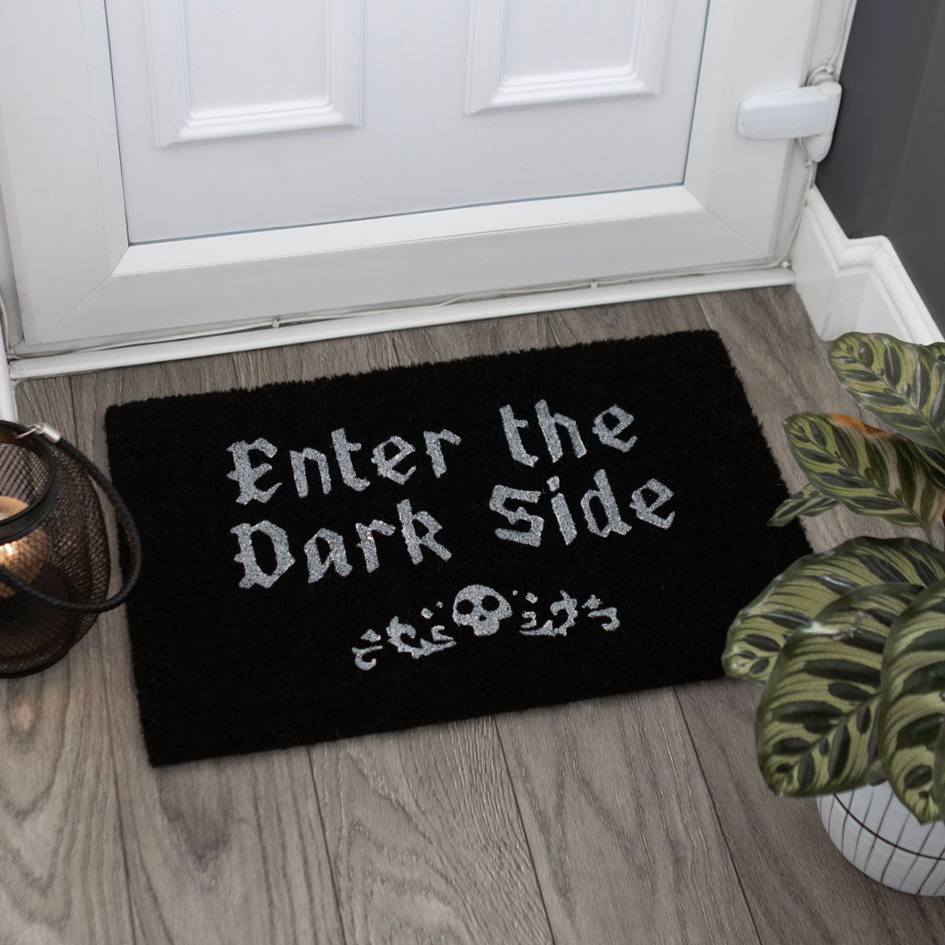 Enter The Dark Side Coir Doormat