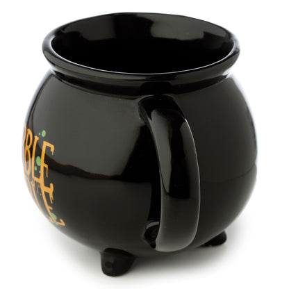 Hubble Bubble Black Cauldron Ceramic Shaped Mug