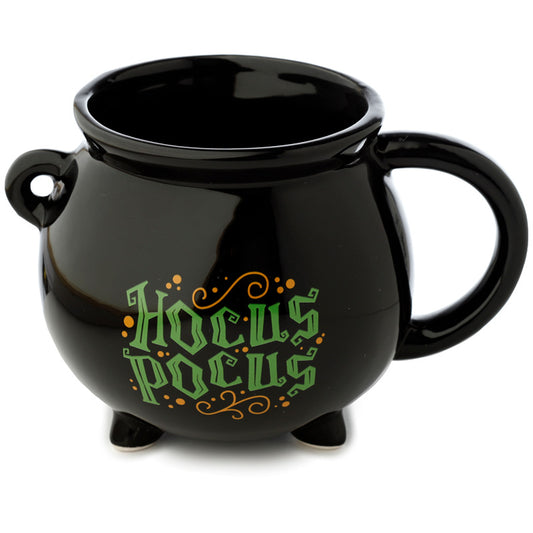 Hocus Pocus Black Cauldron Ceramic Shaped Mug