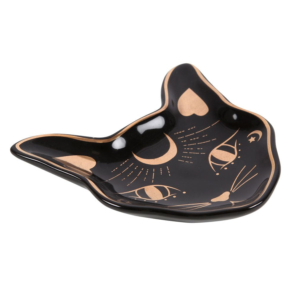 Mystic Mog Cat Face Trinket Dish