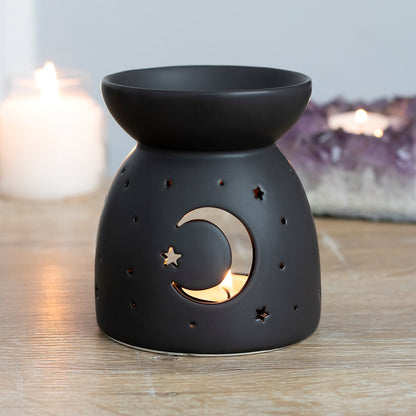 Mystical Moon Cut Out Oil Burner