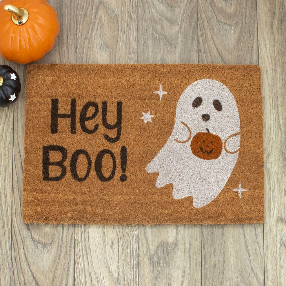 Hey Boo Ghost Doormat