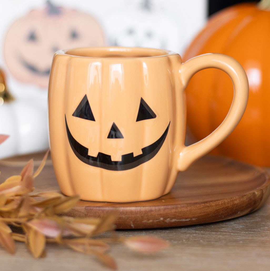 Jack-o'-Lantern Pumpkin Mug