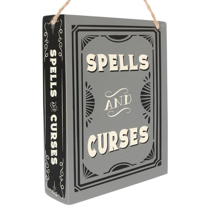 Spells and Curses Hanging Sign