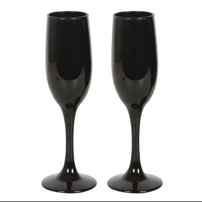 Champagne Flute Set - Til Death Do Us Party