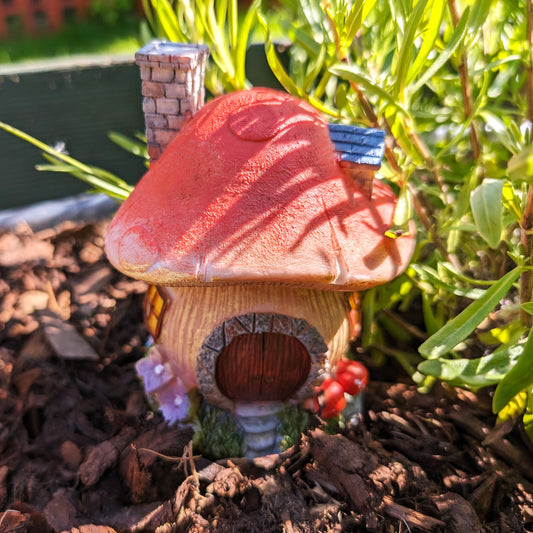 Toadstool Fairy House