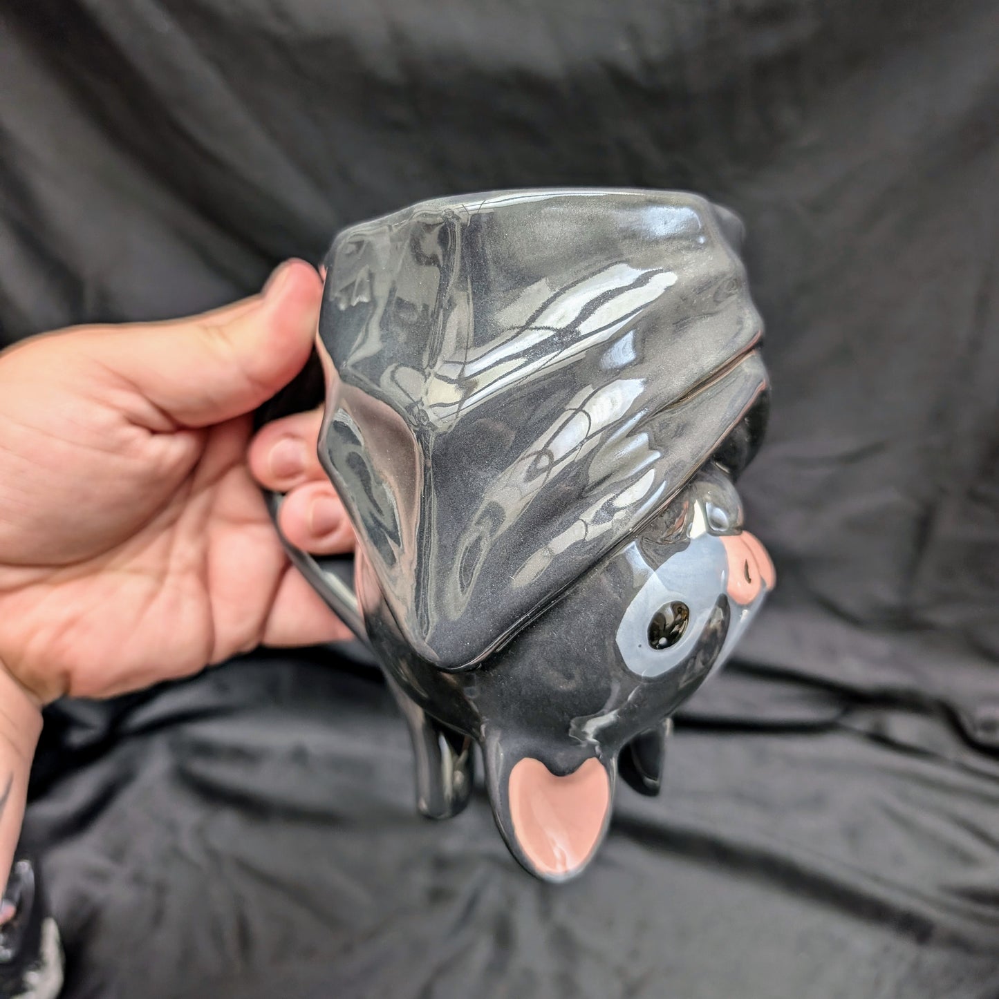 Bat Upside Down Ceramic Shaped Mug