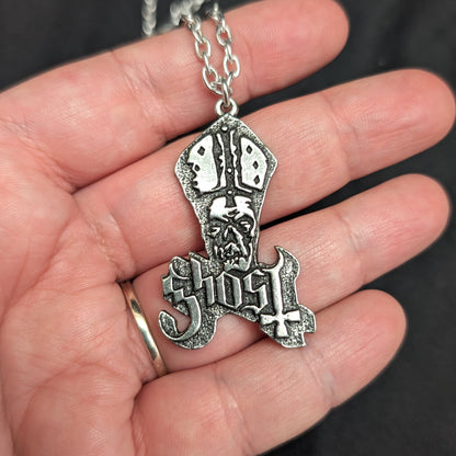 Ghost Papa Logo Necklace