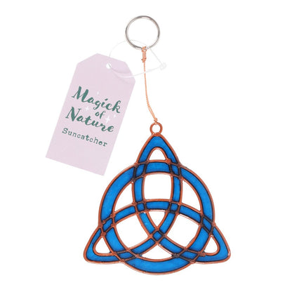 Blue Triquetra Suncatcher