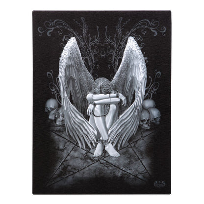 Enslaved Angel Canvas Plaque