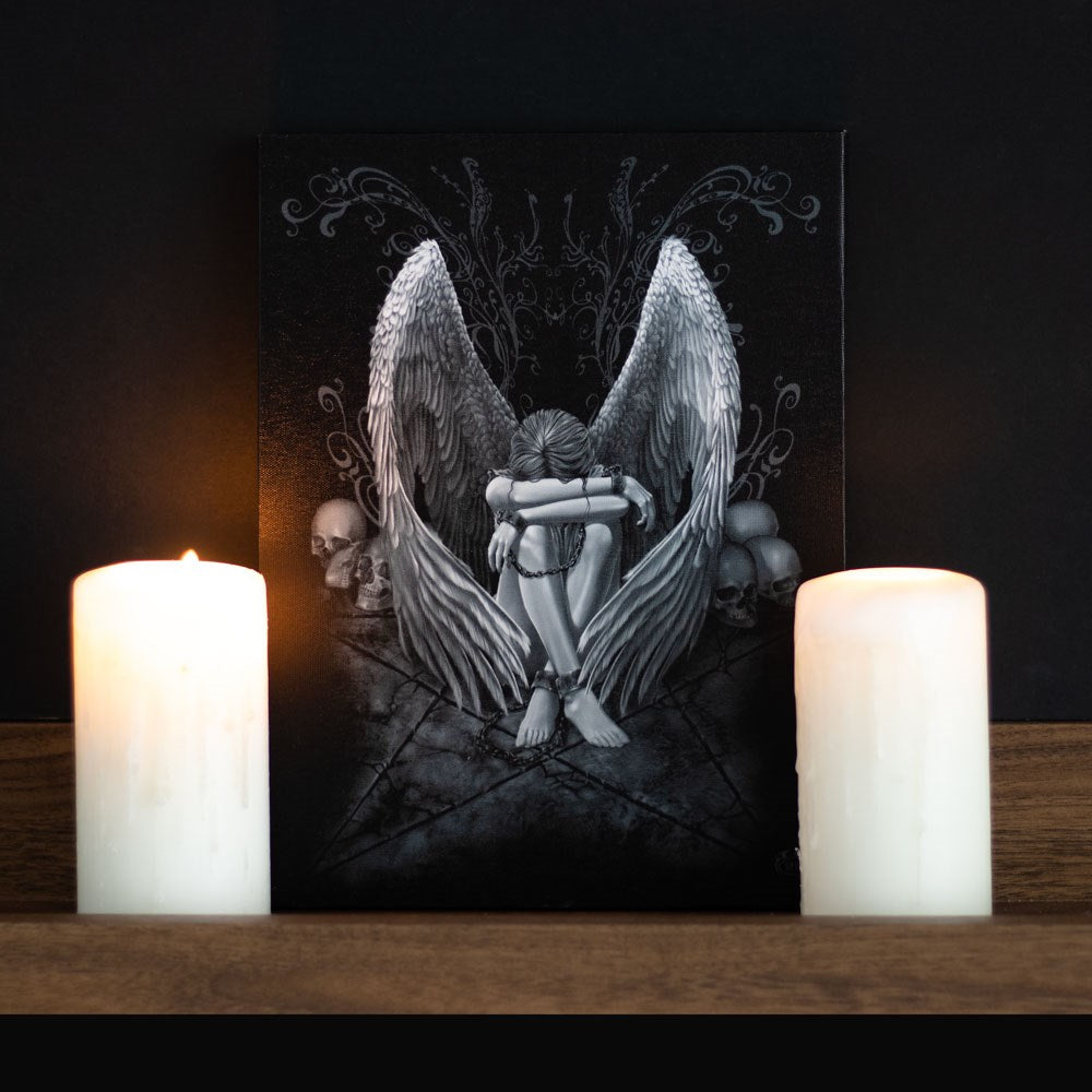 Enslaved Angel Canvas Plaque