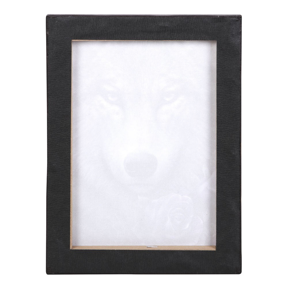 Wolf Roses Canvas Plaque