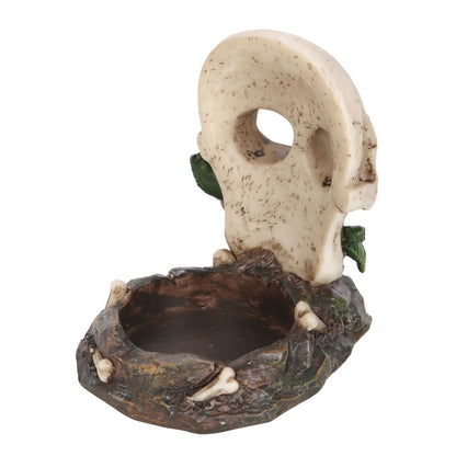 Skull & Rose Tea Light Holder