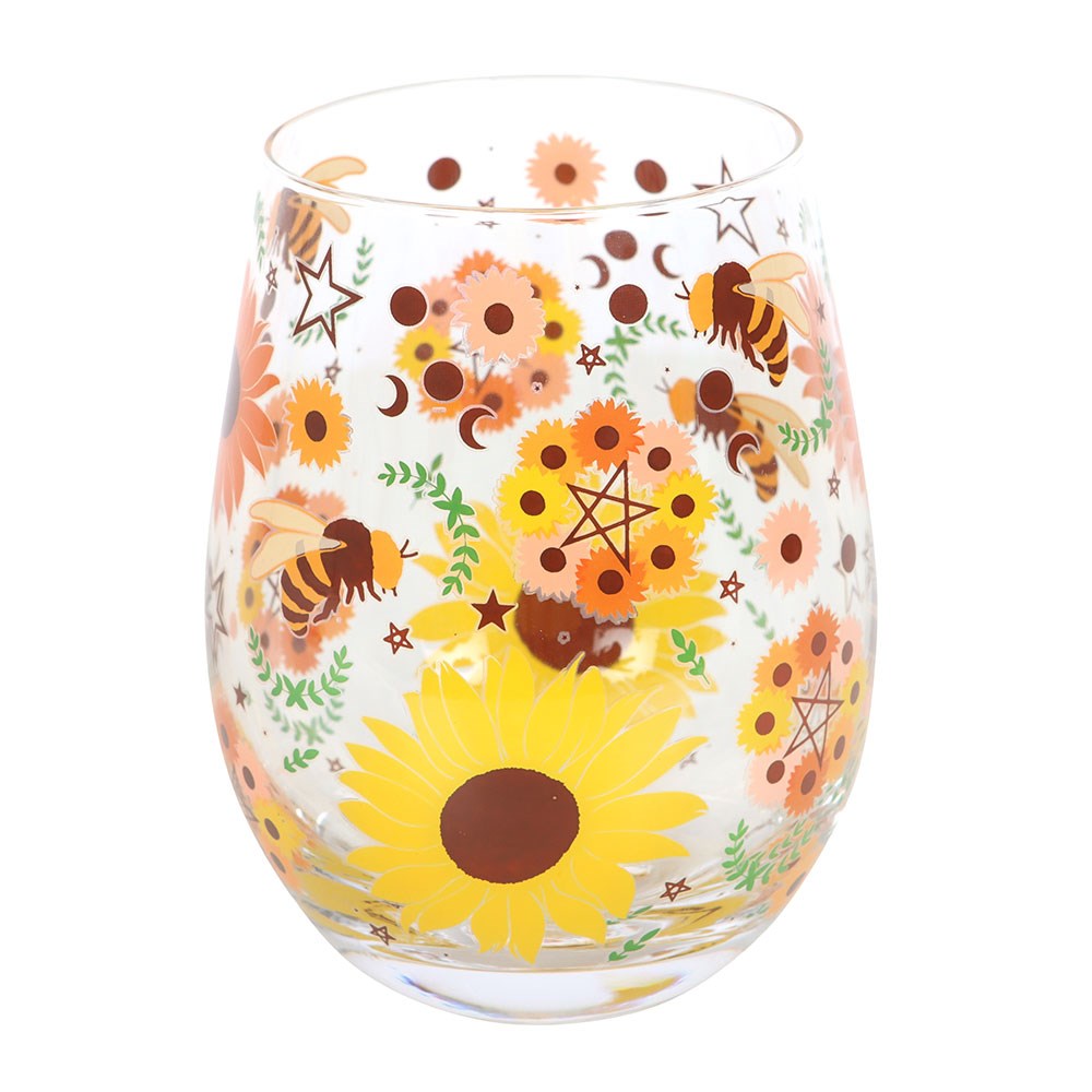 Summer Solstice Print Stemless Glass