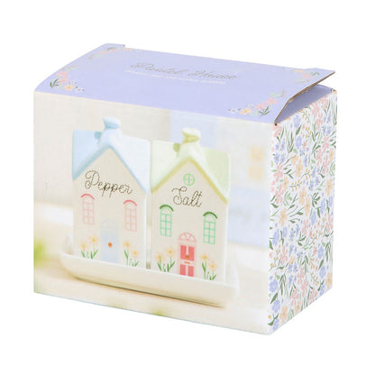 Pastel House Salt and Pepper Shakers