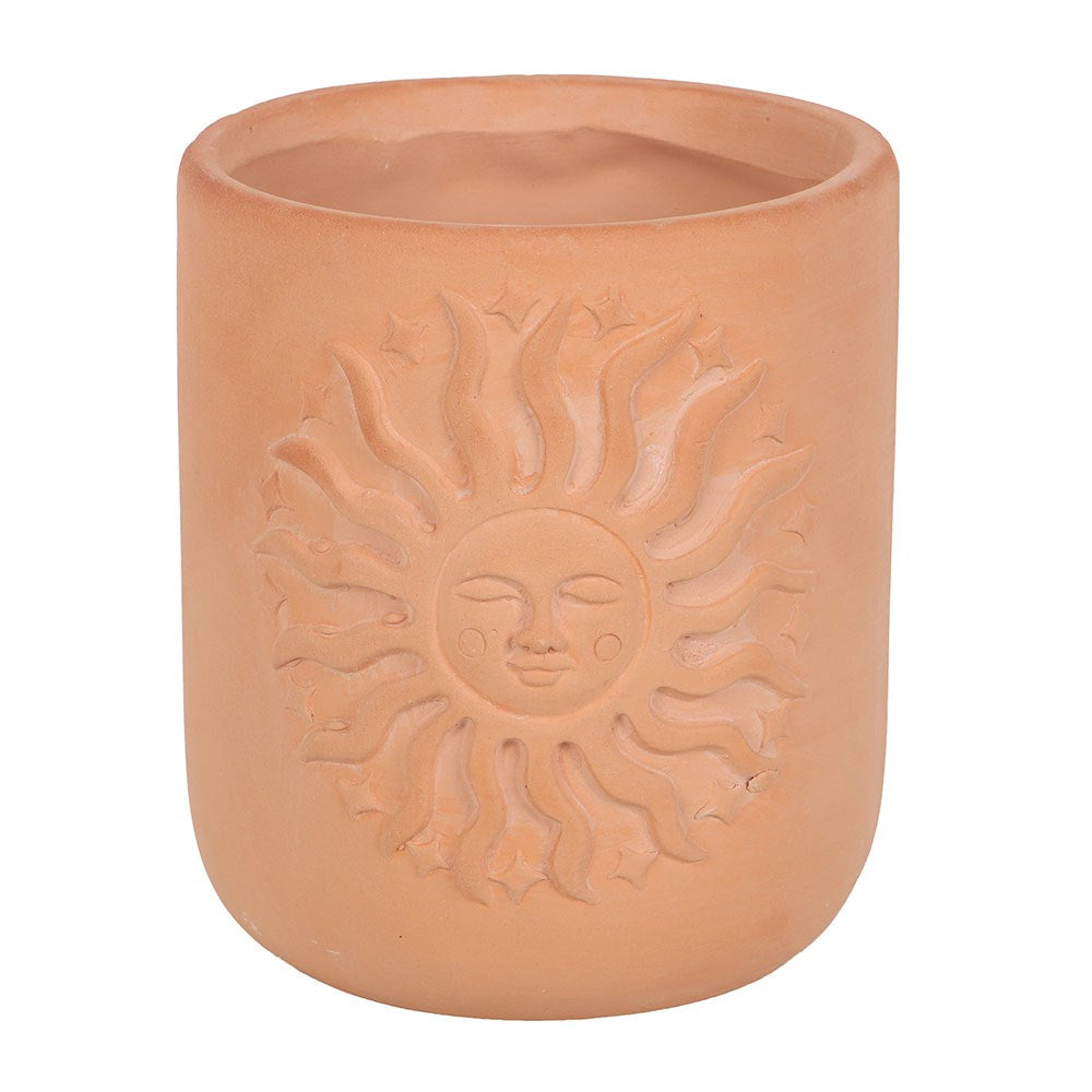 Terracotta Sun Plant Pot