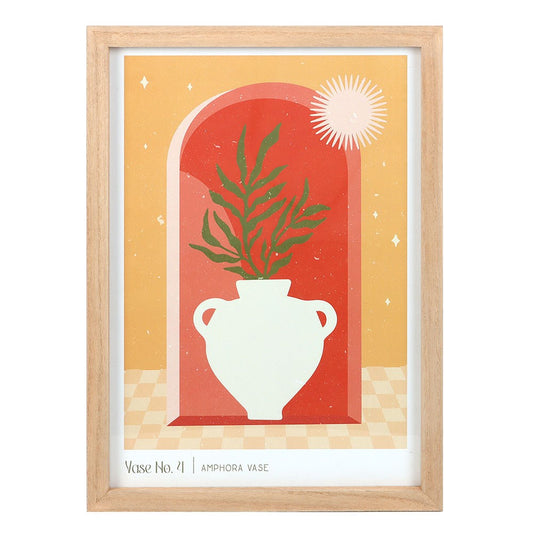 Vase No.4 Framed Wall Art Print