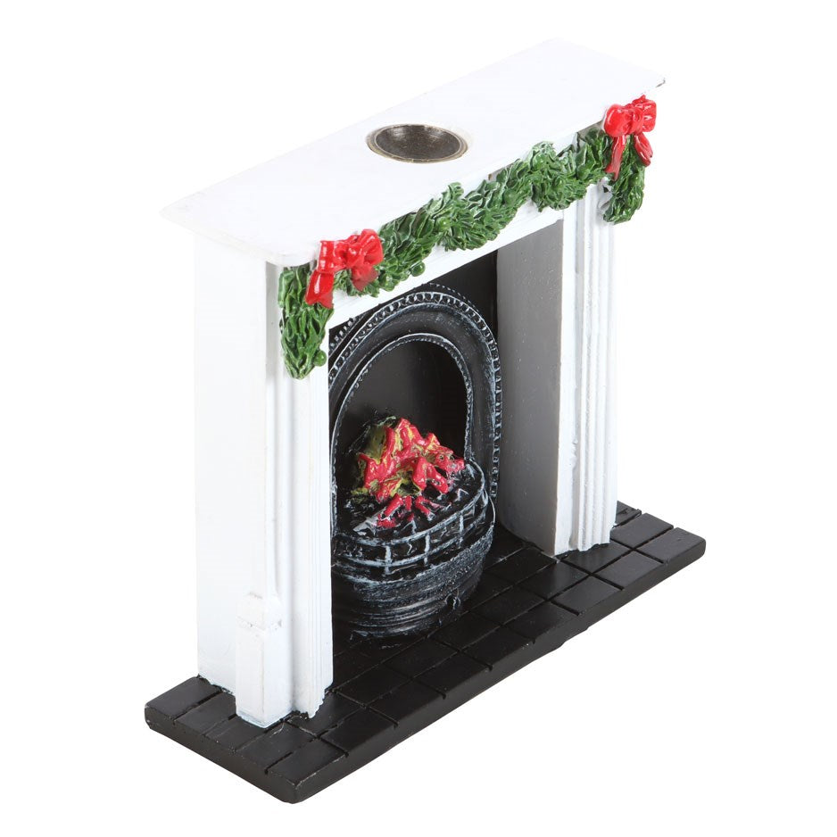 Christmas Fireplace Backflow Incense Burner