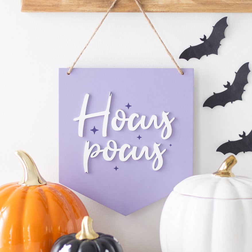 Hocus Pocus Hanging Sign