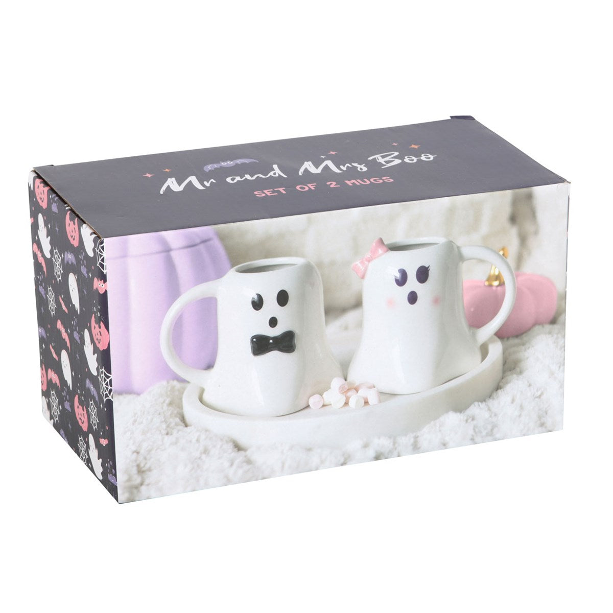 Mr & Mrs Boo Ghost Mug Set