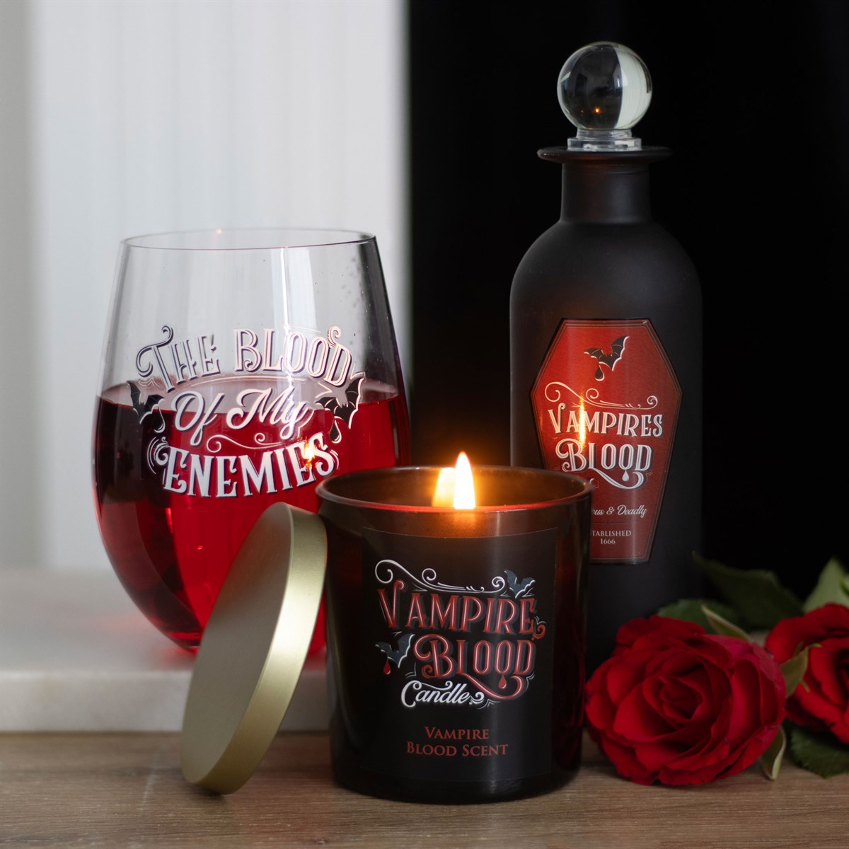 Vampire Blood Jar Candle