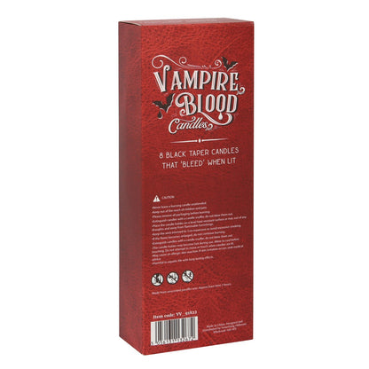 Vampire Blood Taper Candles - Box of 8