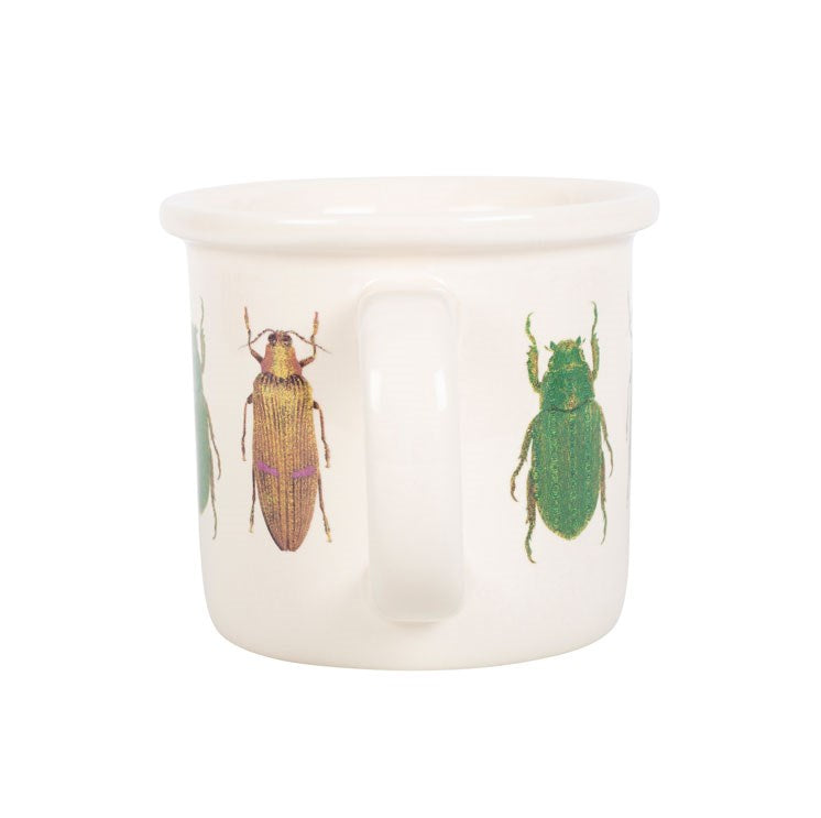 Off White Beetle Mug