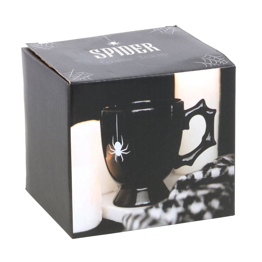 Black Spider Tea Cup