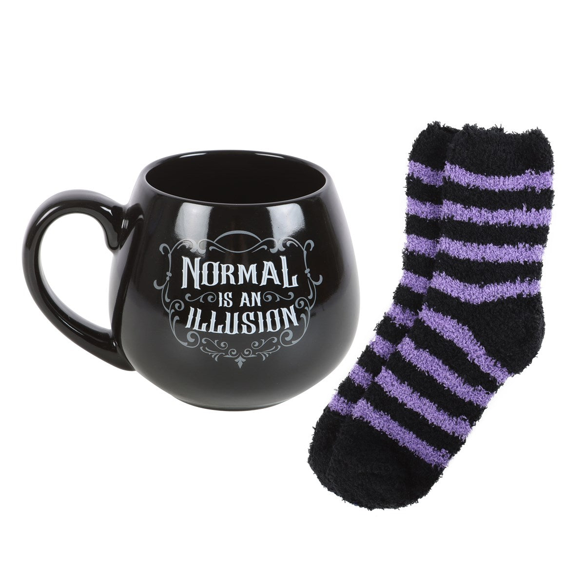 Normal is an Illusion Mug and Socks Set