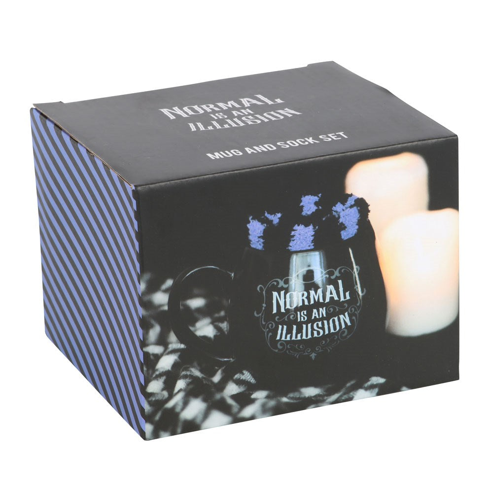 Normal is an Illusion Mug and Socks Set