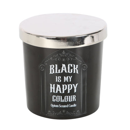 Black Is My Happy Colour Opium Candle