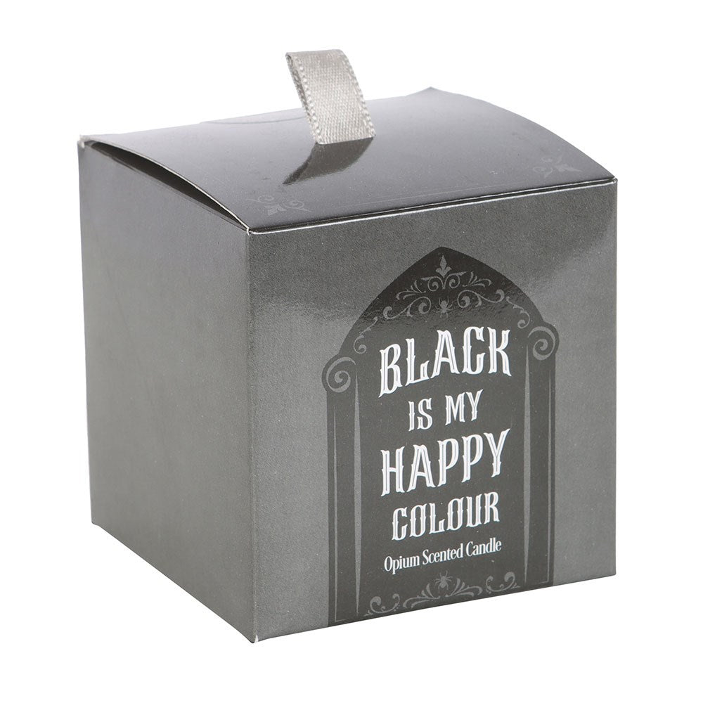 Black Is My Happy Colour Opium Candle