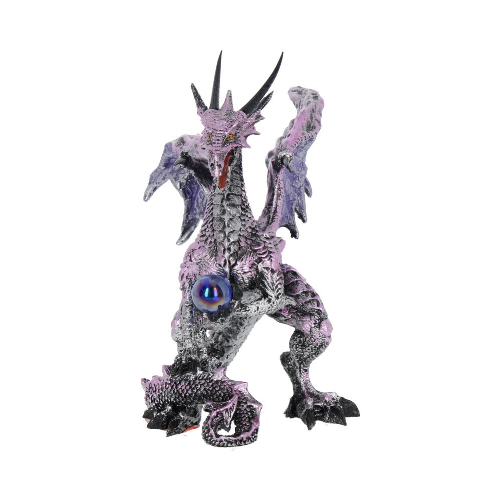 Purple Dragon Protector Figurine