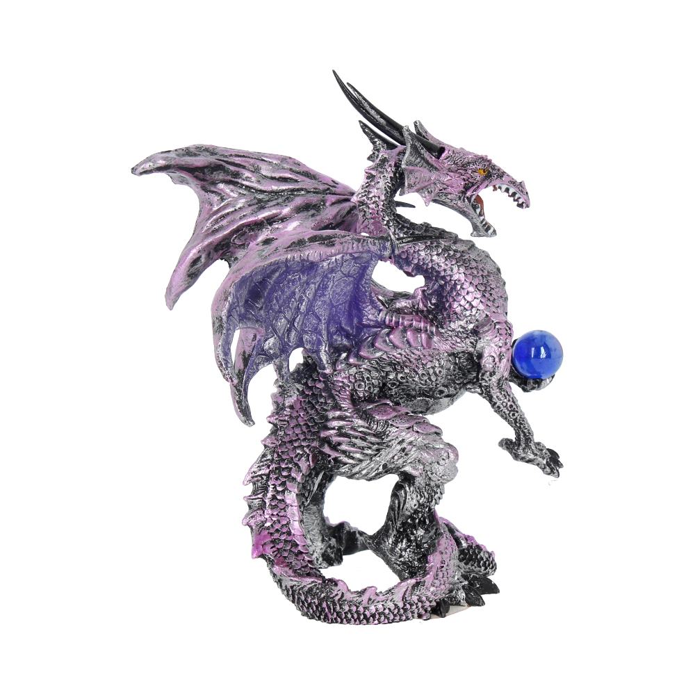 Purple Dragon Protector Figurine