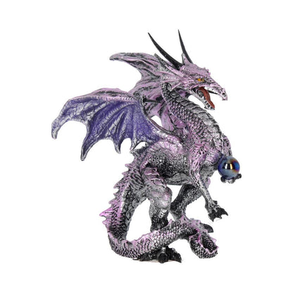 Purple Dragon Protector Figurine