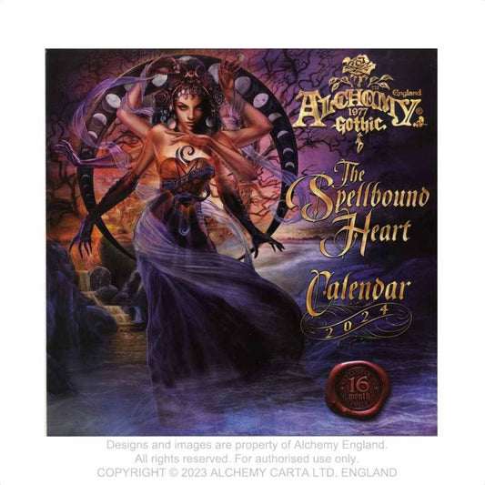 Alchemy Gothic 'Spellbound Hearts' 2024 Wall Calendar