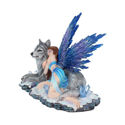 Lupiana Fairy & Wolf Figurine